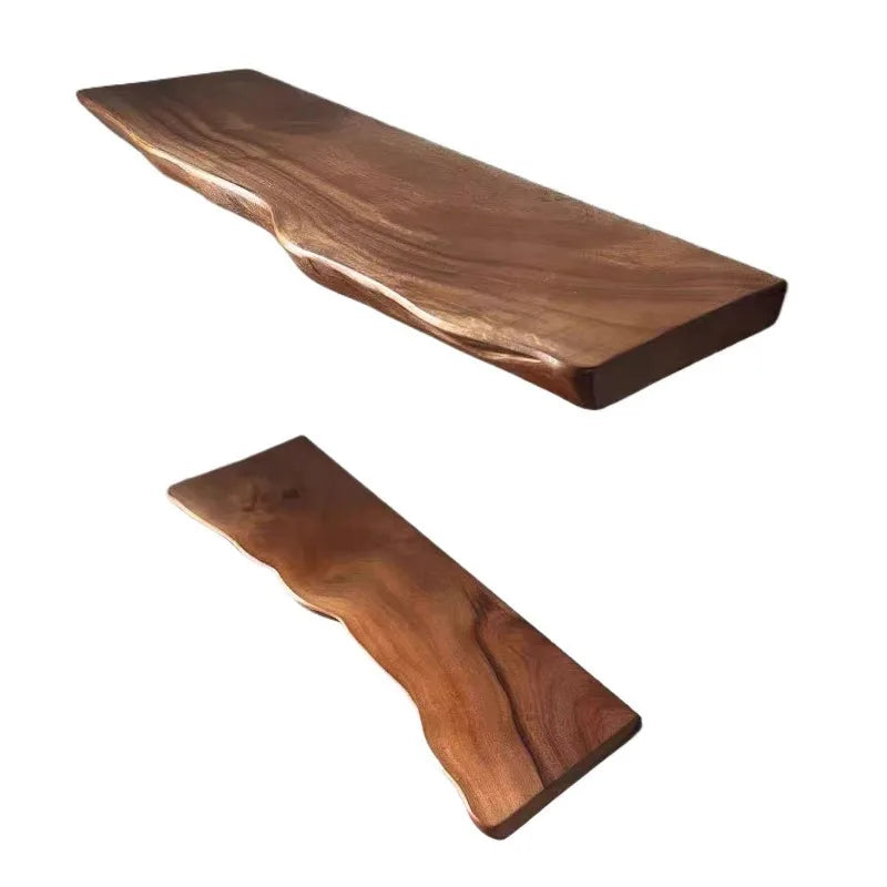 Natural Solid Wood Floating Wall Shelf