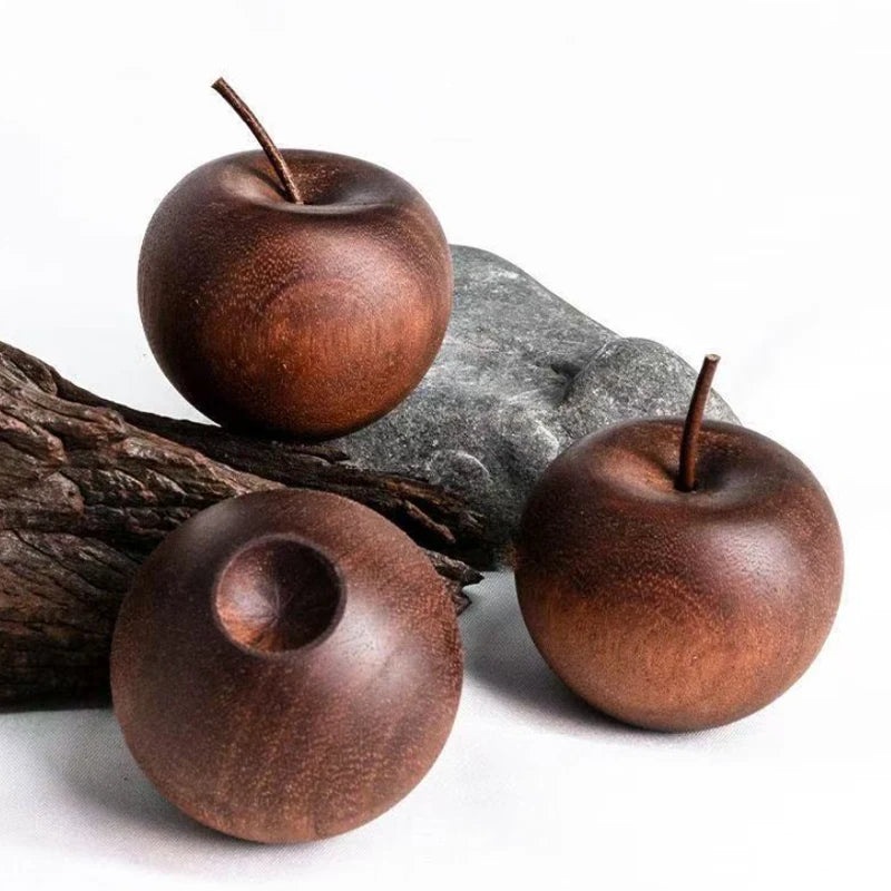 Minimalist Wooden Apple Diffuser — Aromatherapy Home & Car Décor