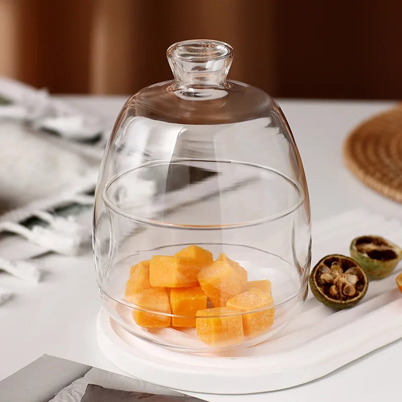 Borosilicate Glass Storage Jars with Lids - Heat Resistant Containers for Sugar